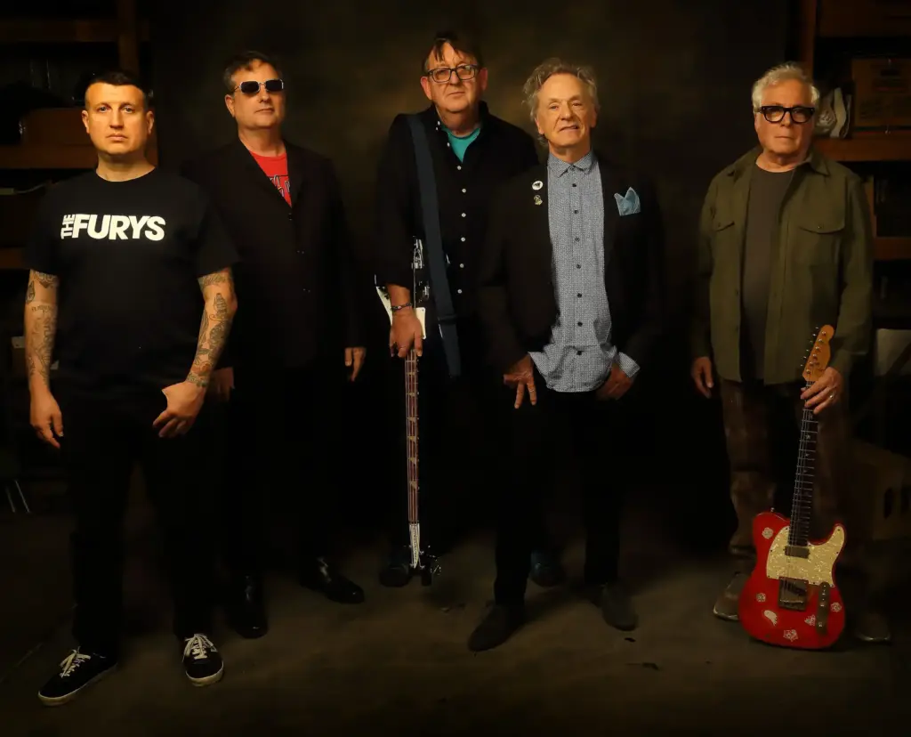 The Furys today: Paolo Dell’Olio, John DiMambro, Dave Lewty, Jeff Wolfe, Cliff Roman. Photo by Stephen Linsley