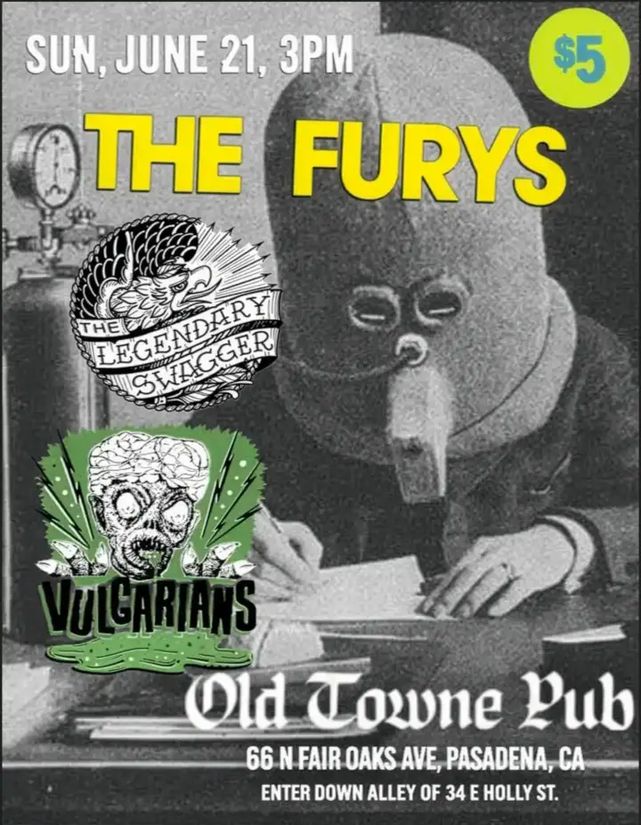 Flier: Jun 21, 2026 · Olde Towne Pub, Pasadena